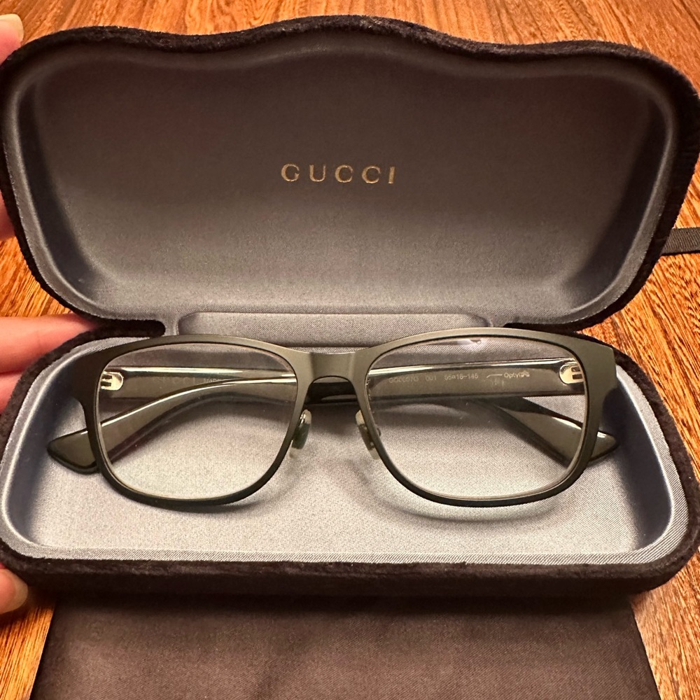 Authentic Gucci black eyeglasses
